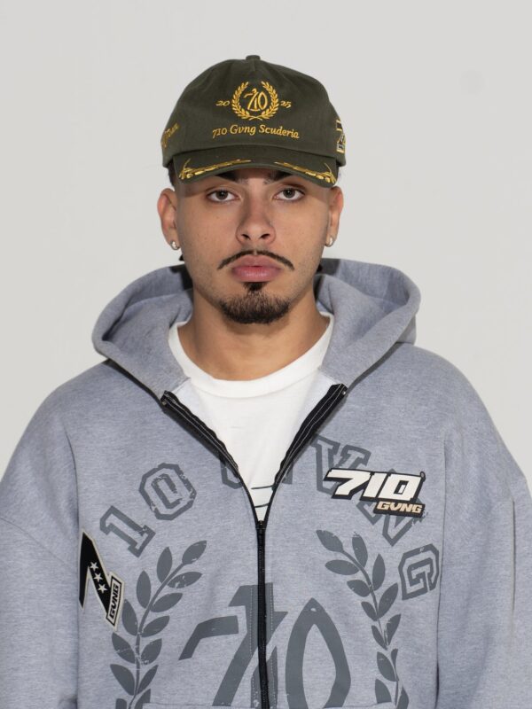 BONÉ "SCUDERIA" VERDE/DOURADO