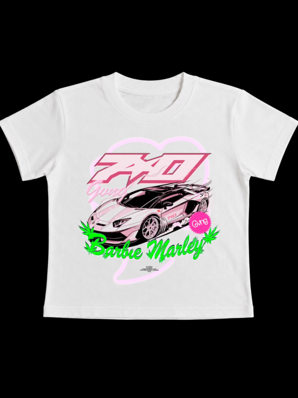 CAMISETA BABY TEE - "BARBIE MARLEY"