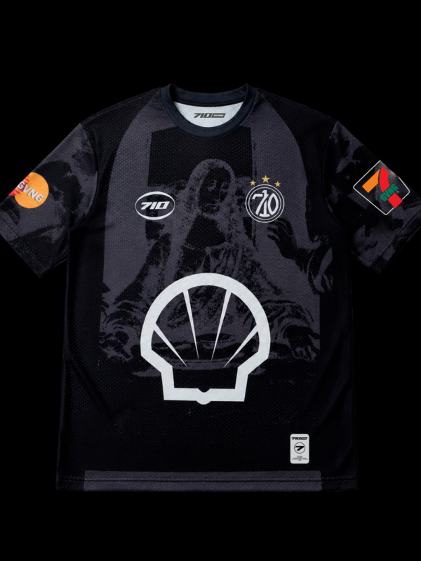 CAMISETA "SANTA CEIA" PRETA