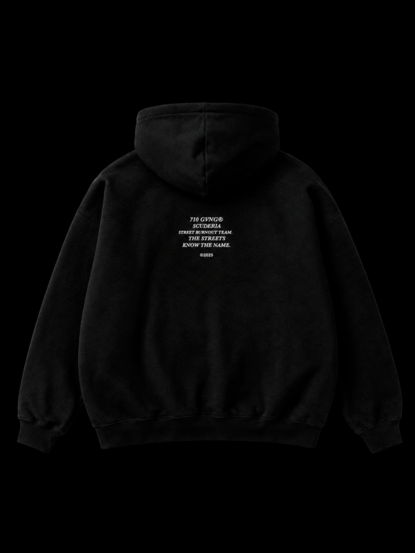 FULL ZIP - “SCUDERIA” COR PRETO