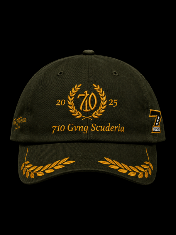BONÉ "SCUDERIA" VERDE/DOURADO