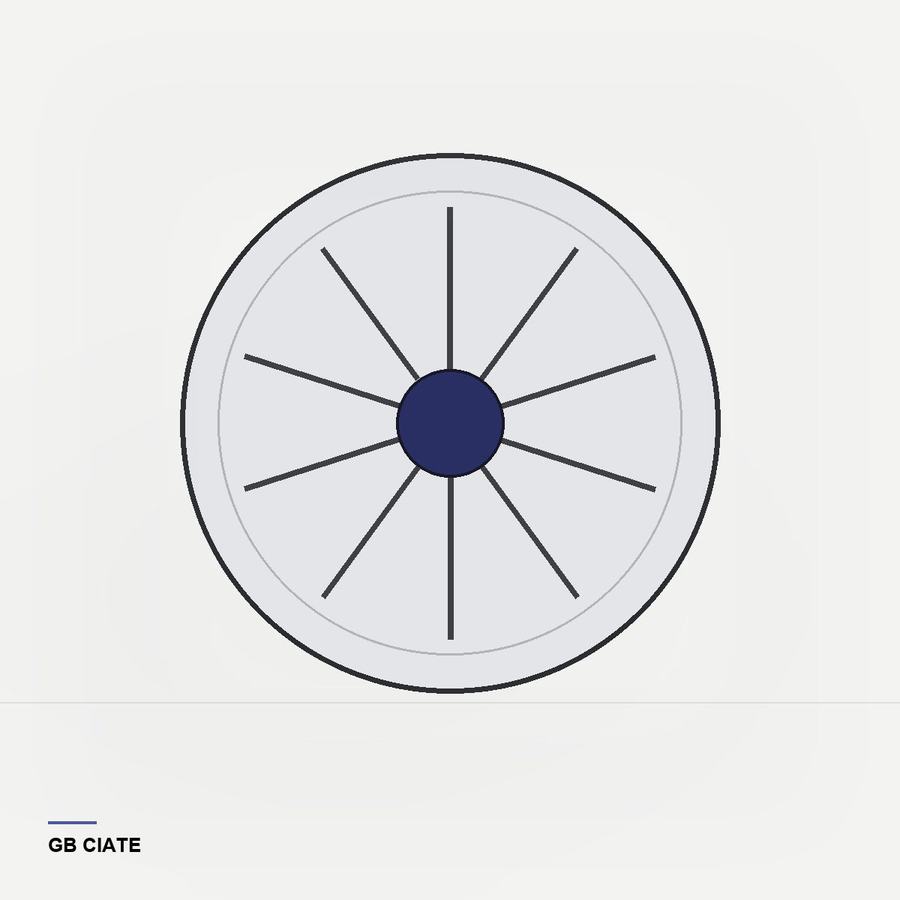 Roda forjada 19" — jogo